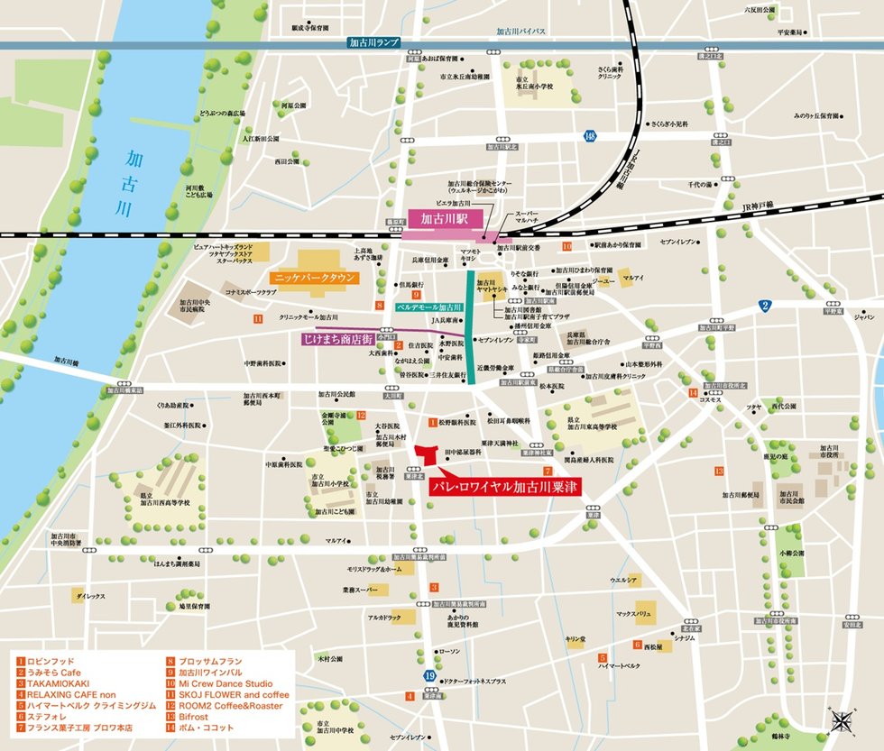 現地案内図