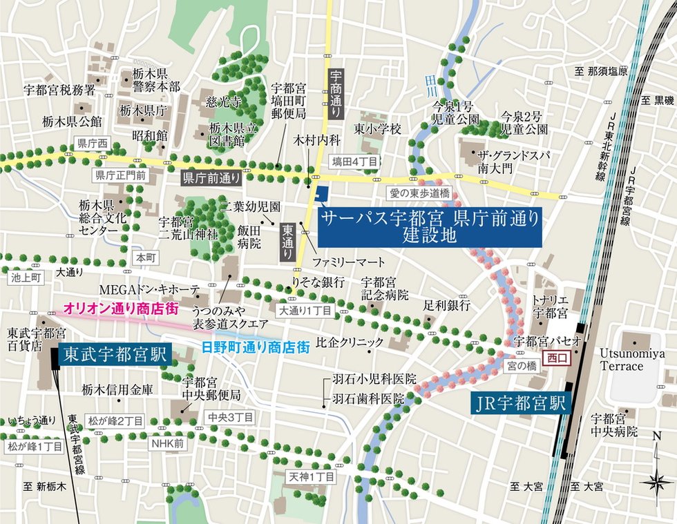 建設地ご案内図