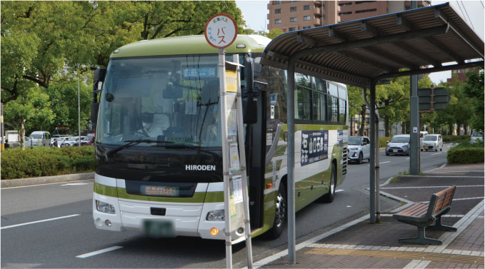 クレアライン線／「体育館前」バス停（広島方面）　徒歩4分（約320ｍ）