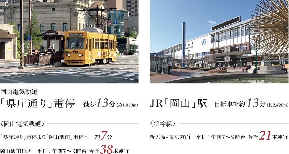 徒歩でも、自転車でも。都心へダイレクトに繋がる。