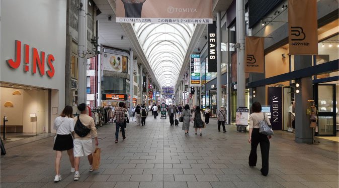 「本通り」バス停まで(クレアライン線利用で)約44分