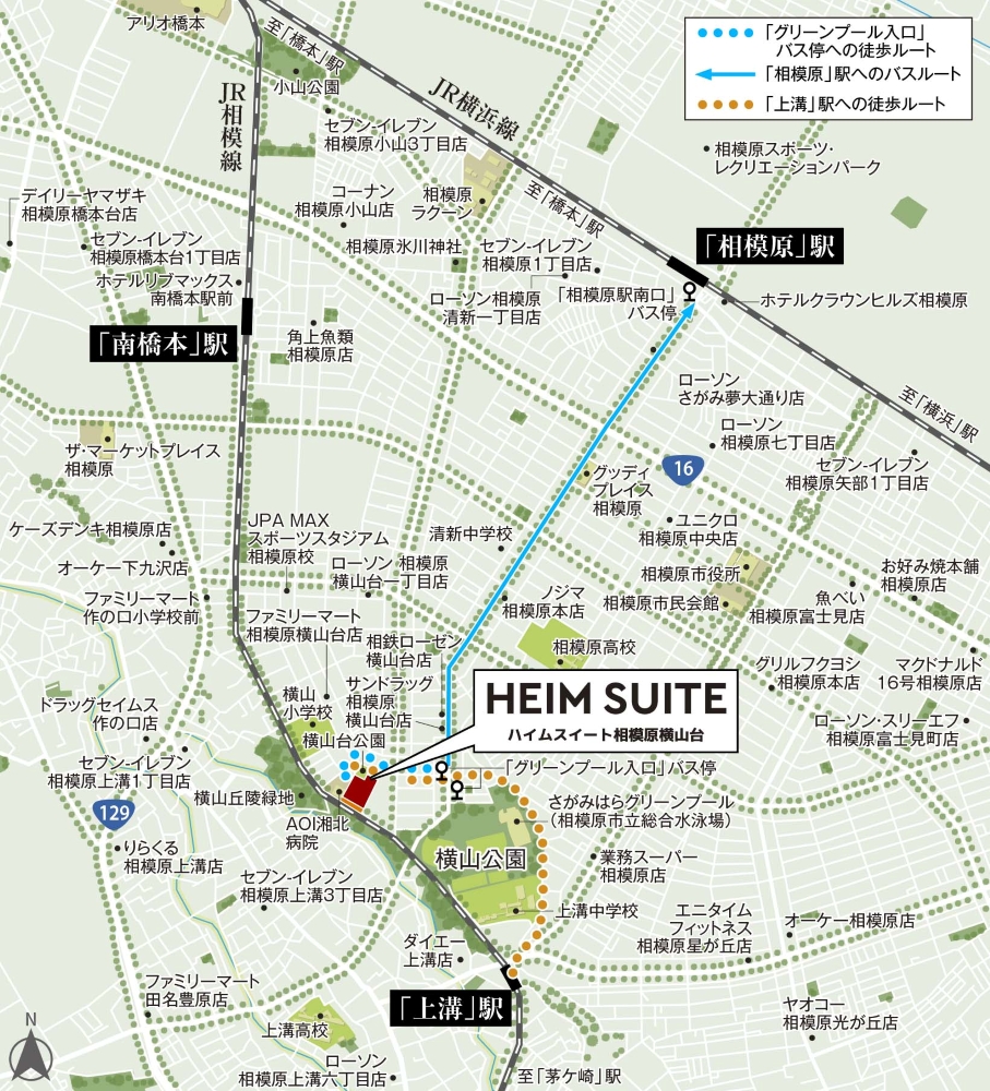 現地案内図