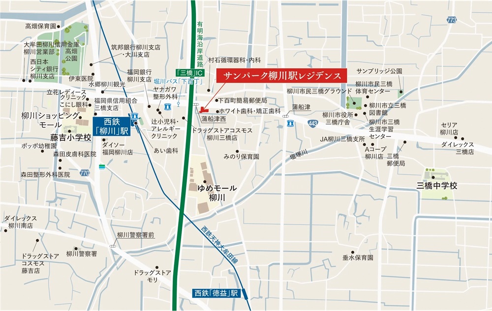 現地案内図