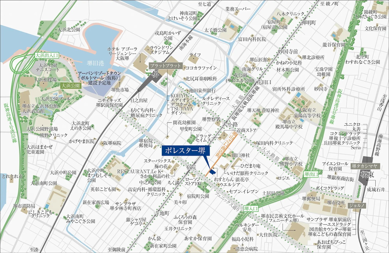 現地案内図
