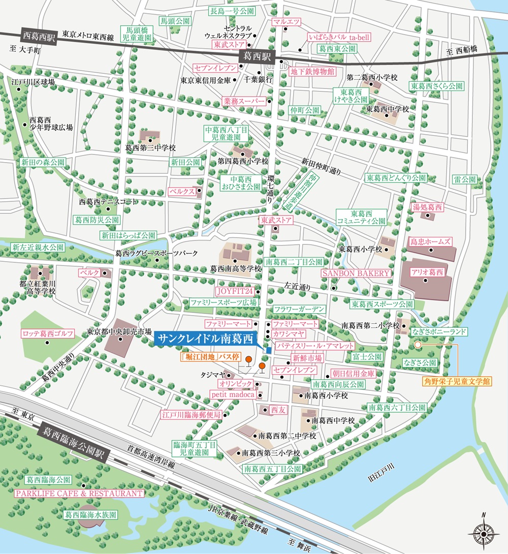 現地案内図
