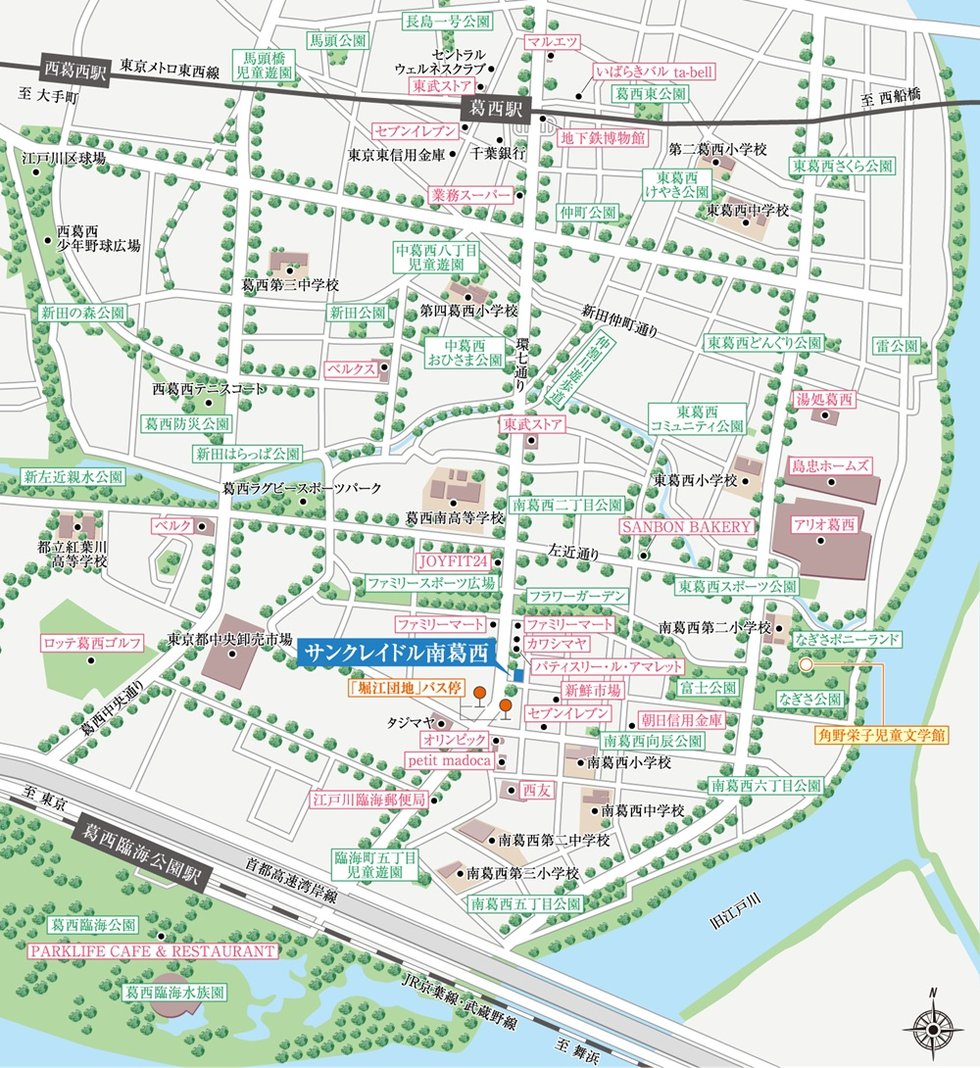 現地案内図
