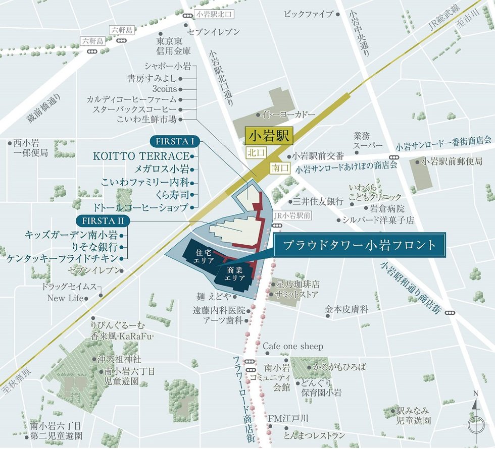 現地案内図