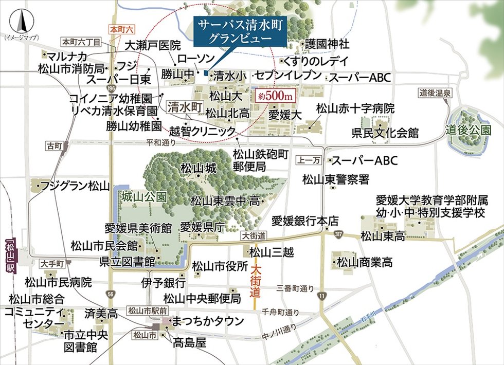 現地ご案内図