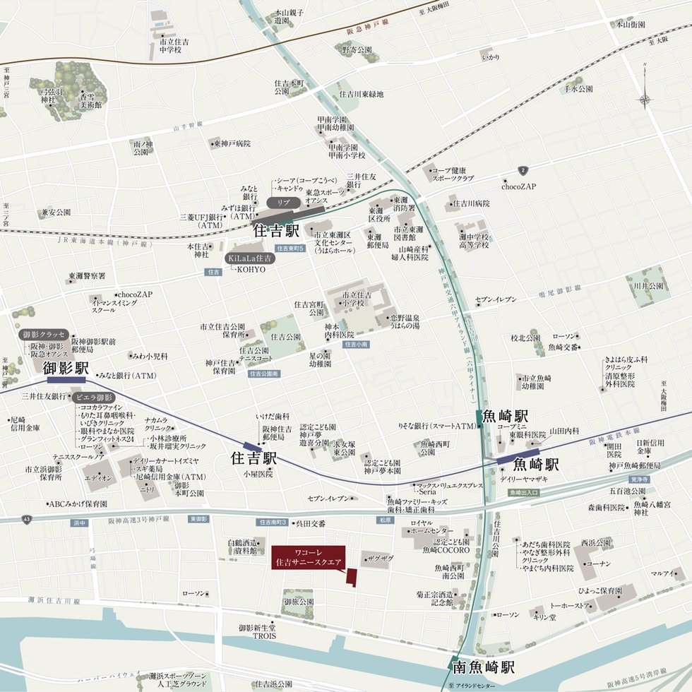 現地案内図
