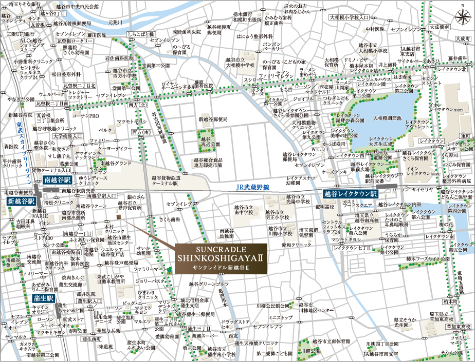 現地案内図