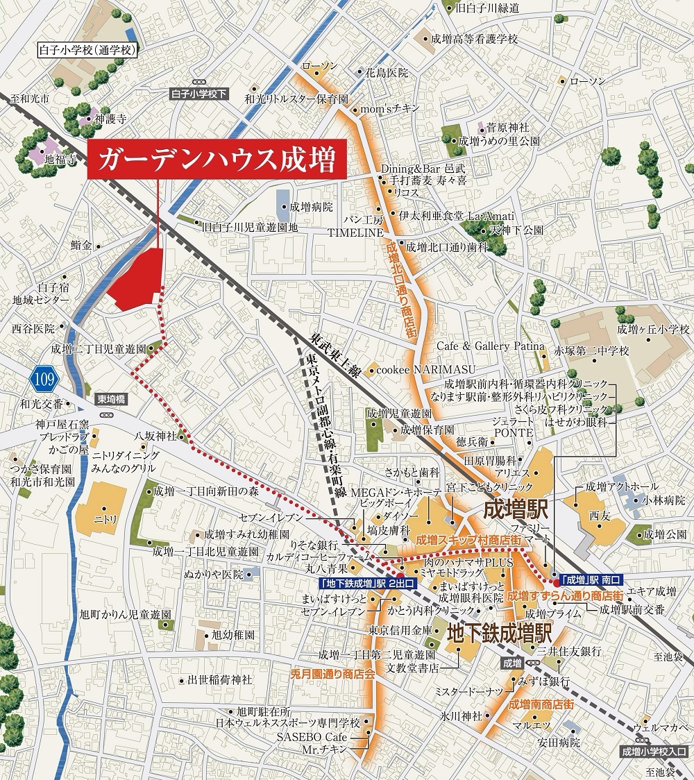 現地案内図