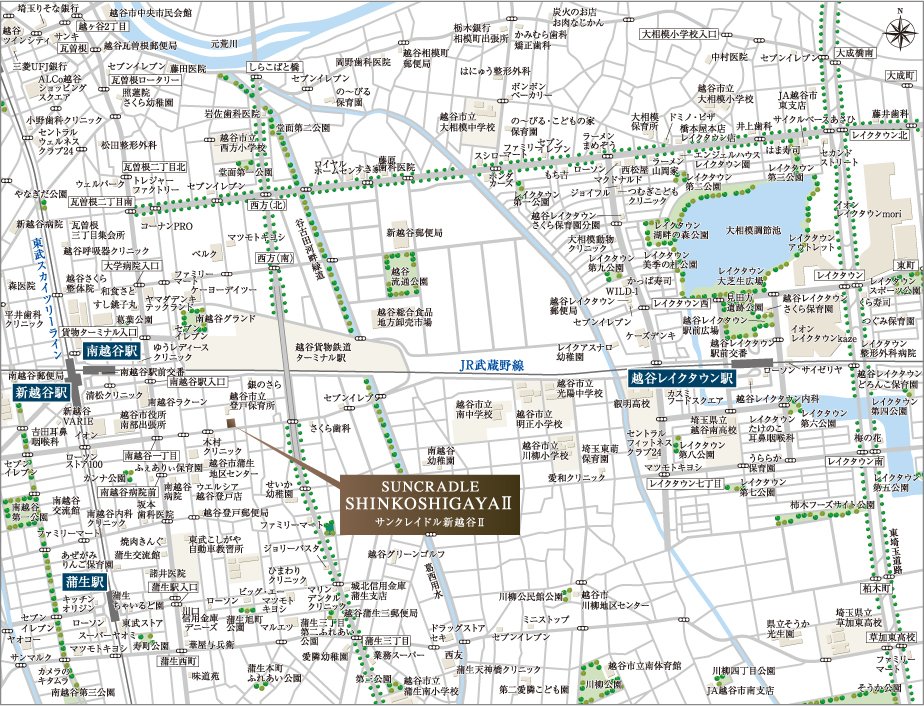 現地案内図