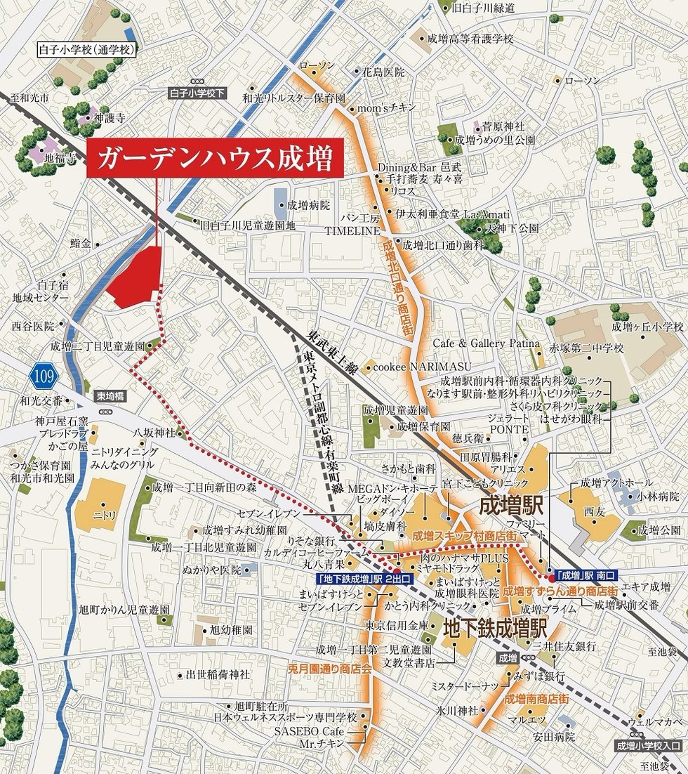 現地案内図