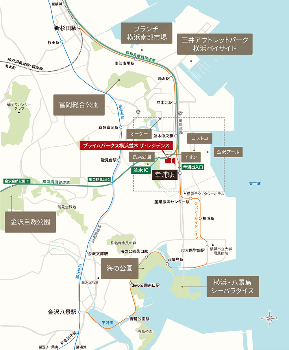 現地案内図