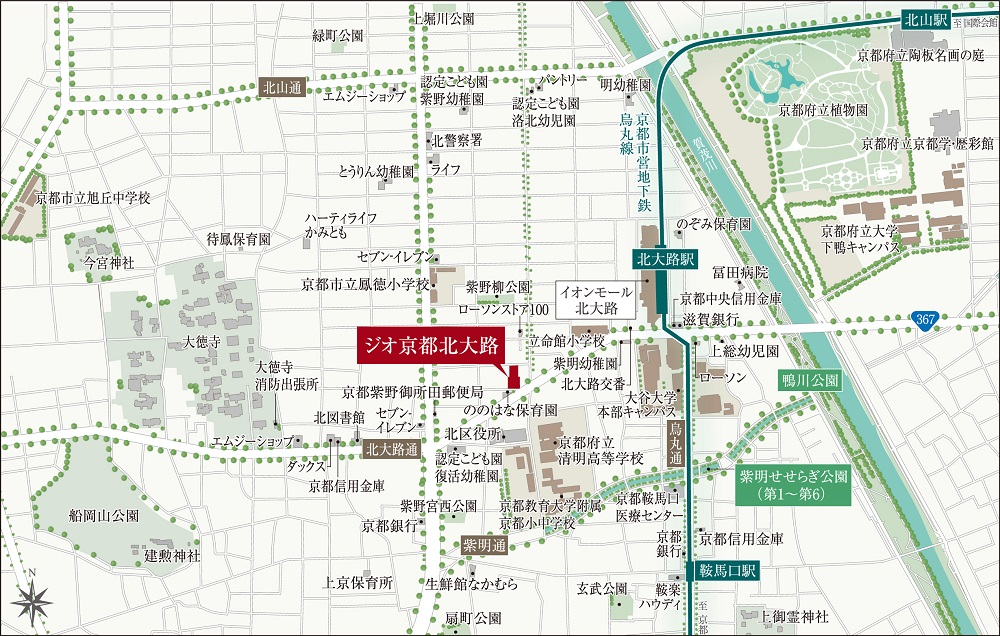 現地案内図