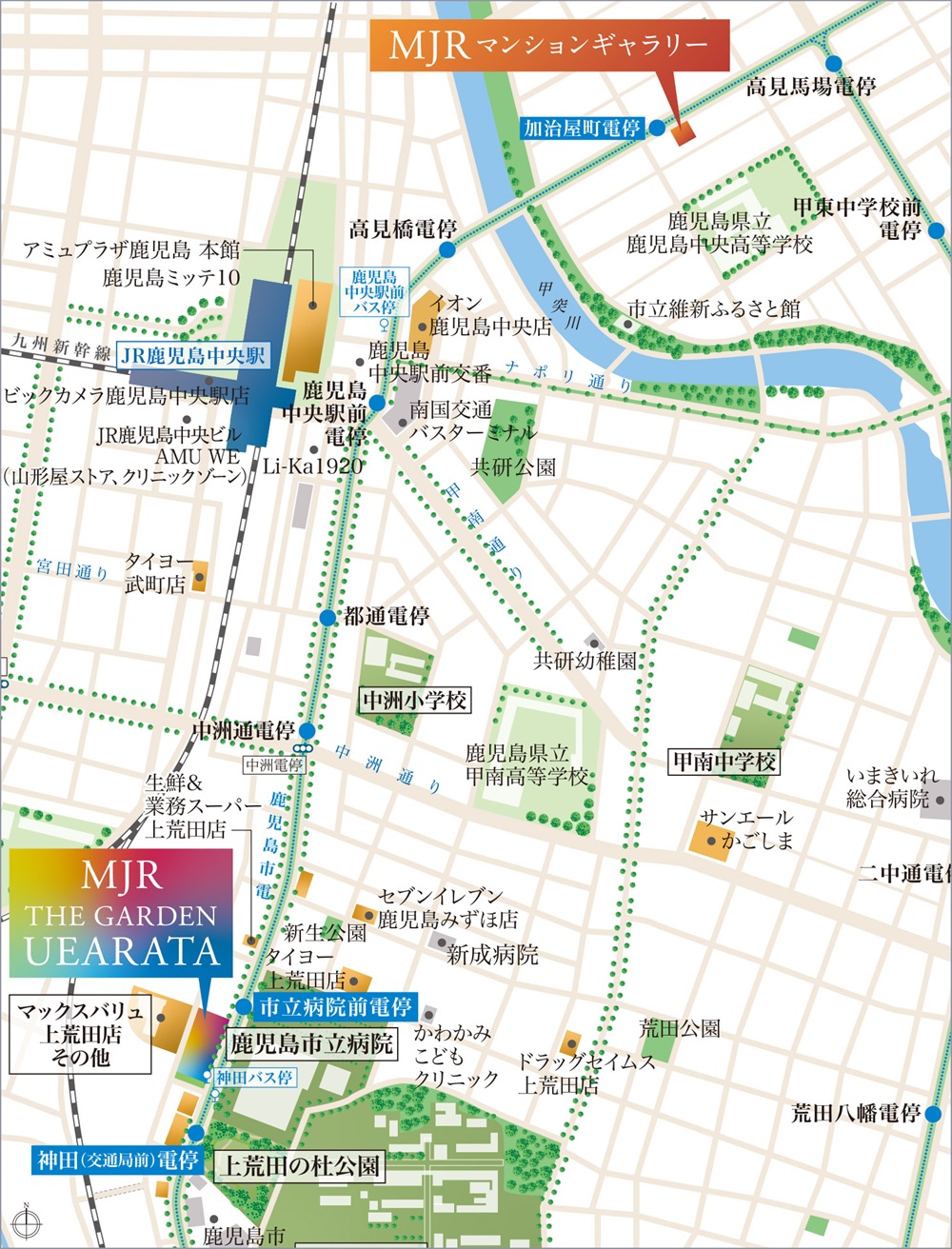 現地案内図