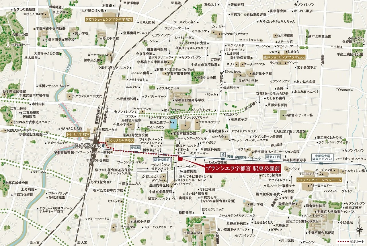 現地案内図