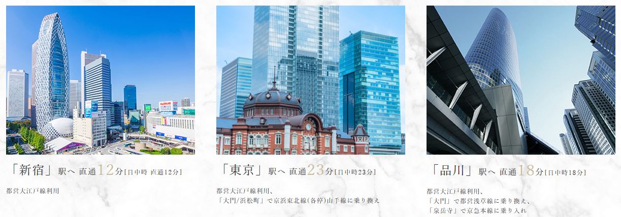 徒歩6分(約480ｍ)「麻布十番」駅利用