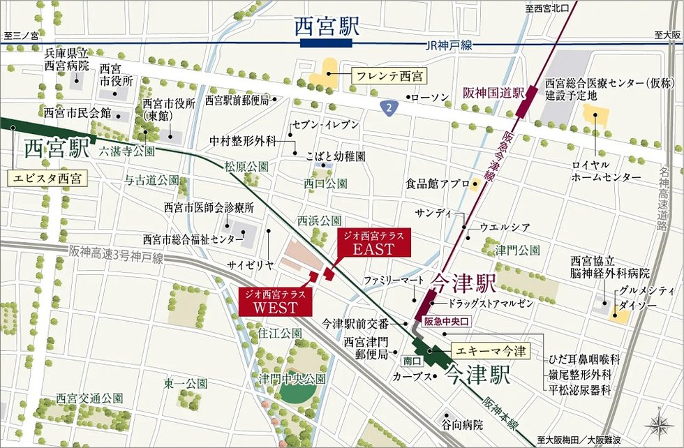 現地案内図