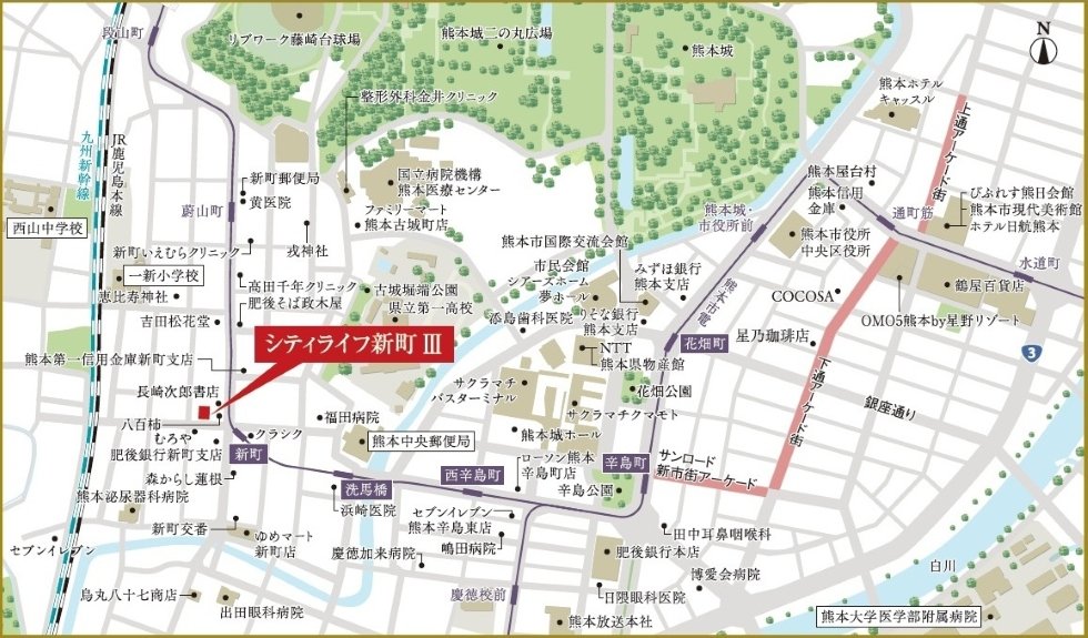現地案内図