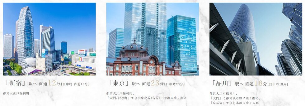 徒歩6分(約480ｍ)「麻布十番」駅利用