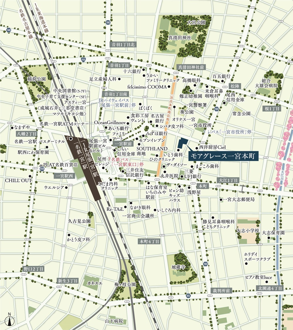 現地案内図