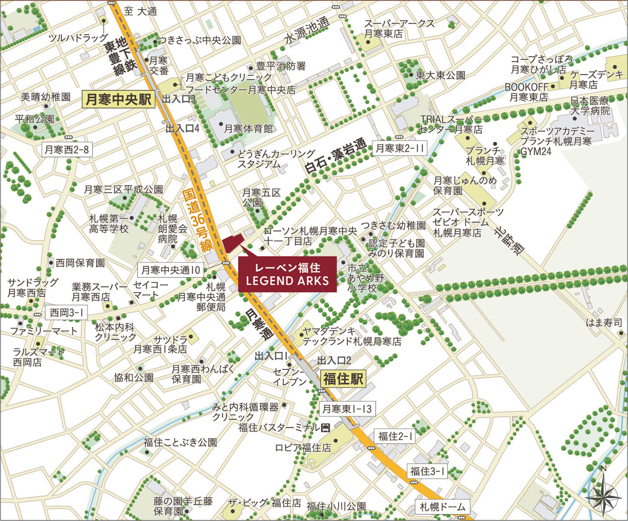現地案内図