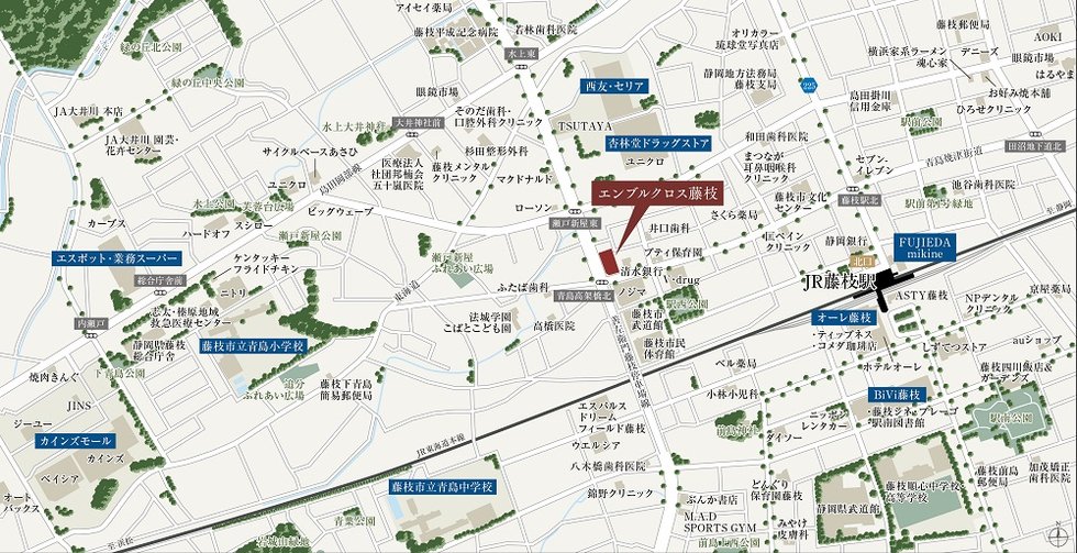 現地案内図
