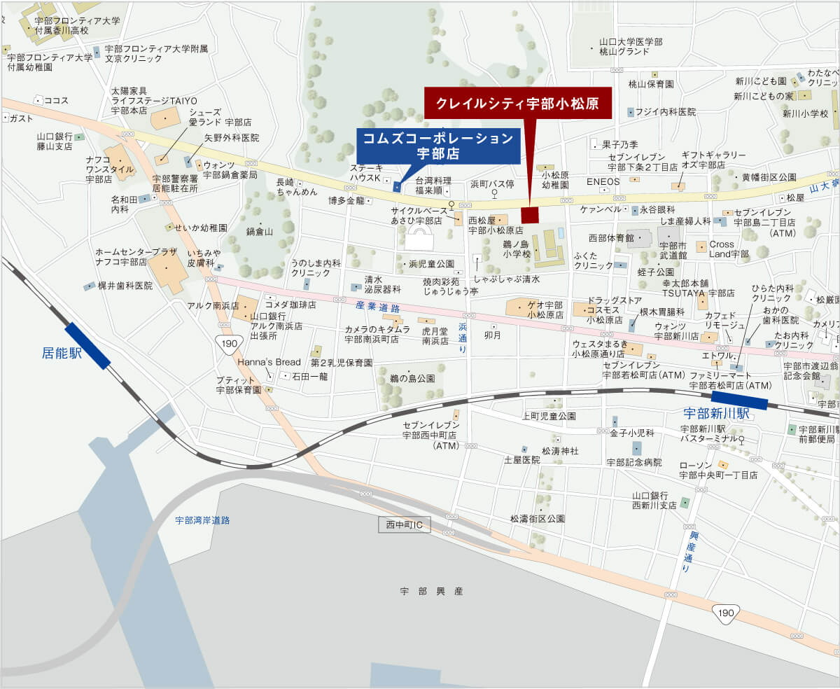 現地・マンションギャラリー案内図