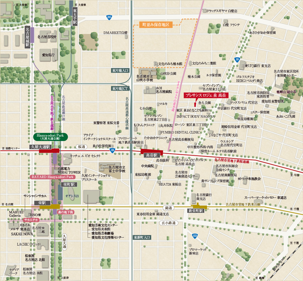 現地案内図