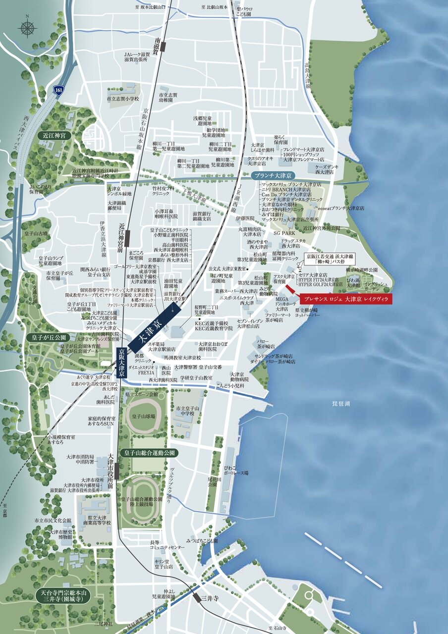 現地・現地販売センター案内図