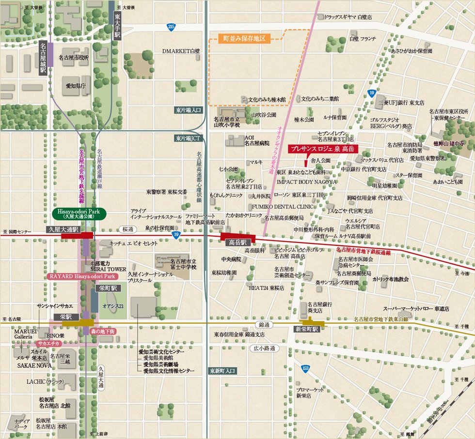 現地案内図