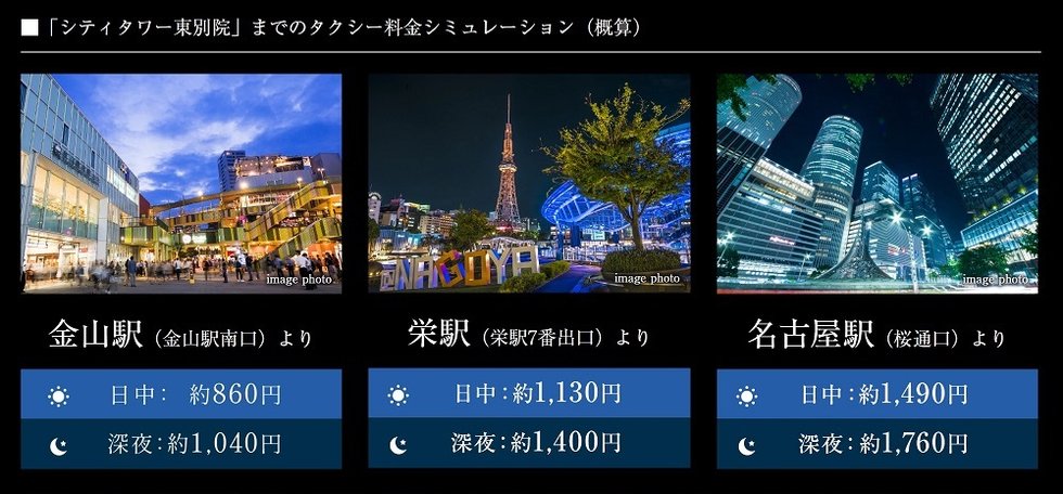 都心立地だからこそ、日常的に気軽にタクシー利用