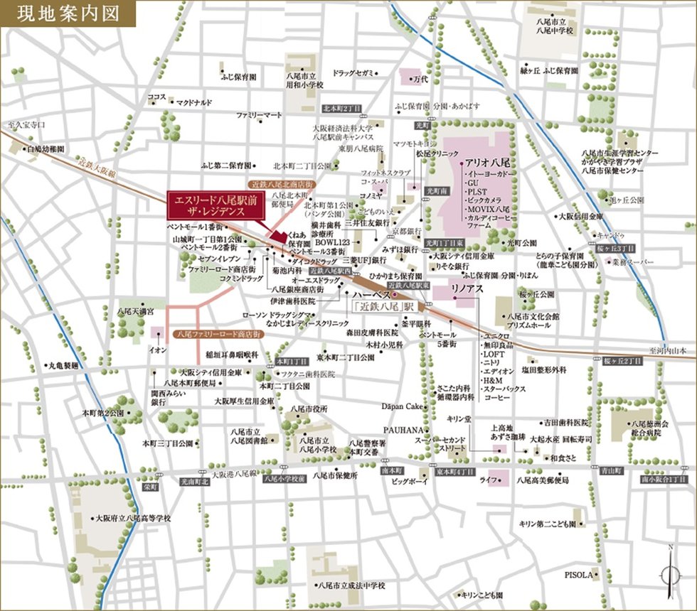 現地案内図