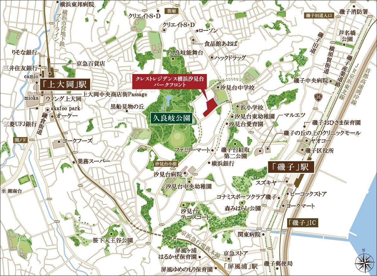 現地案内図