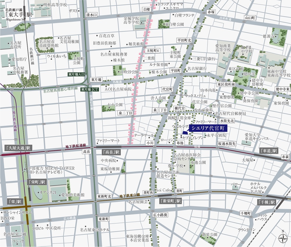 現地案内図