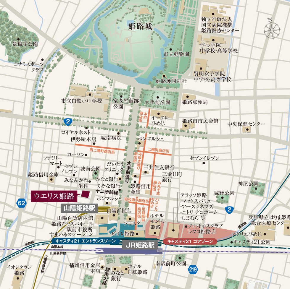 現地案内図
