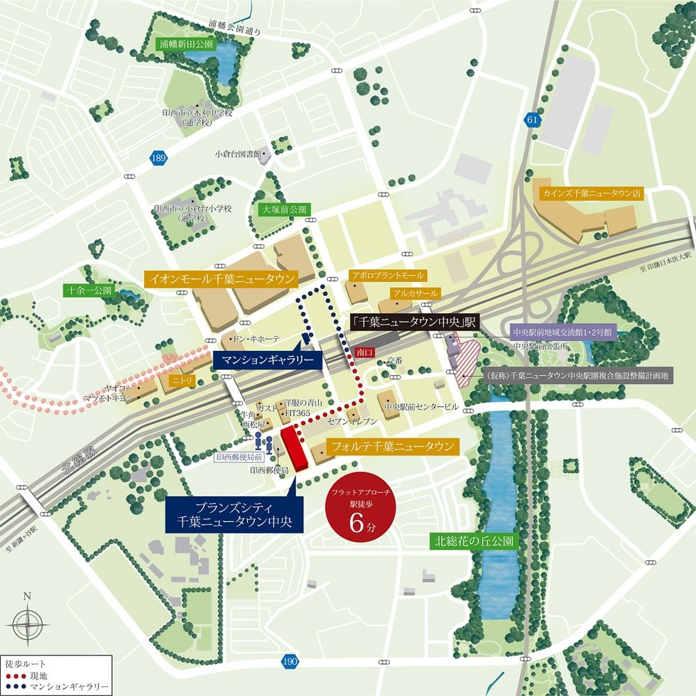 現地案内図