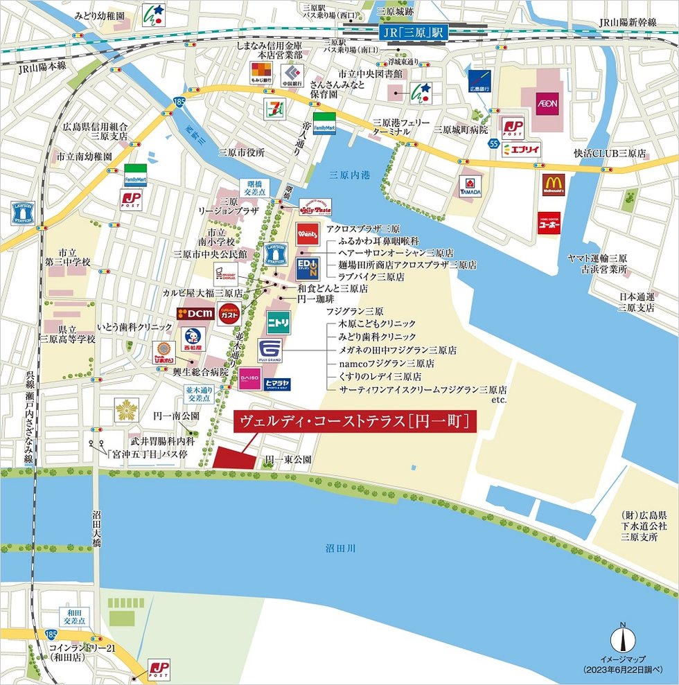 現地案内図