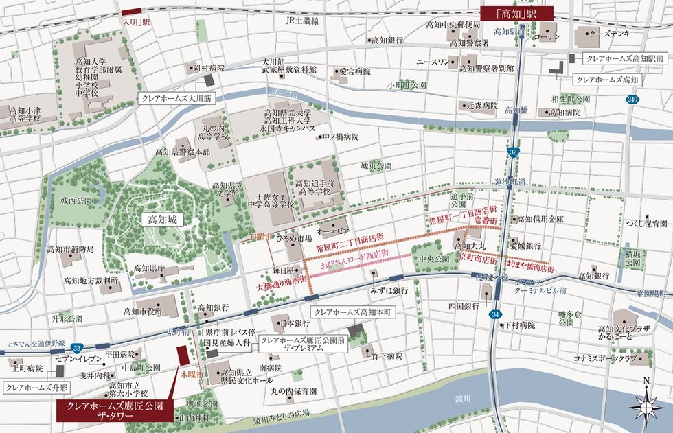 現地案内図