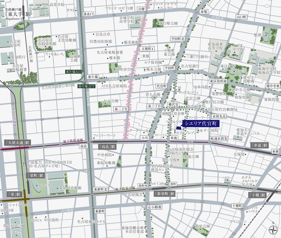 現地案内図