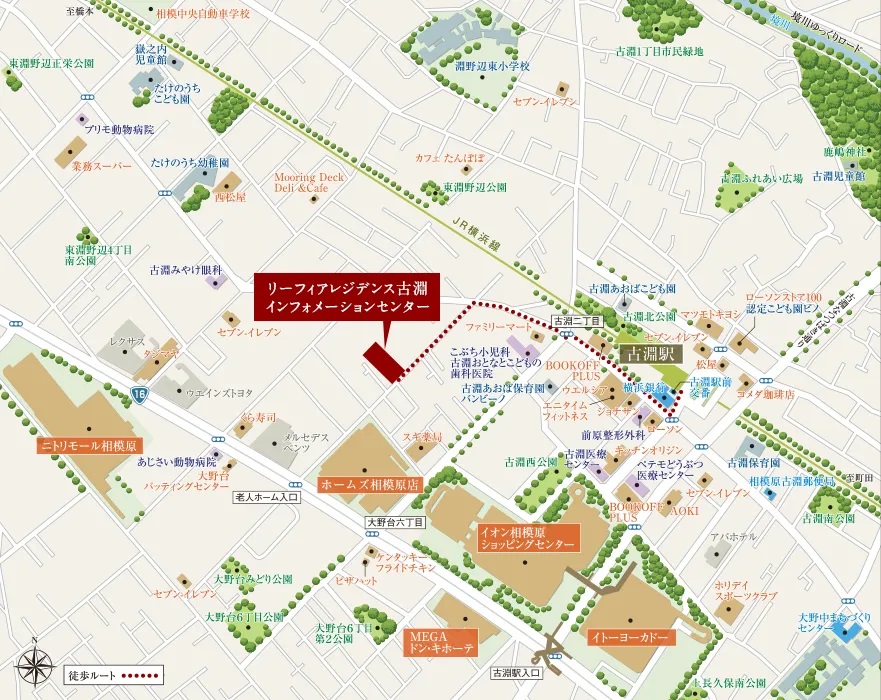 現地案内図