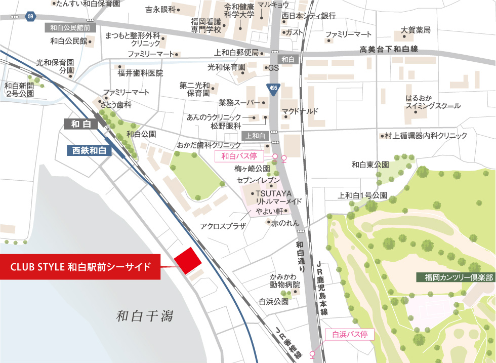 現地案内図