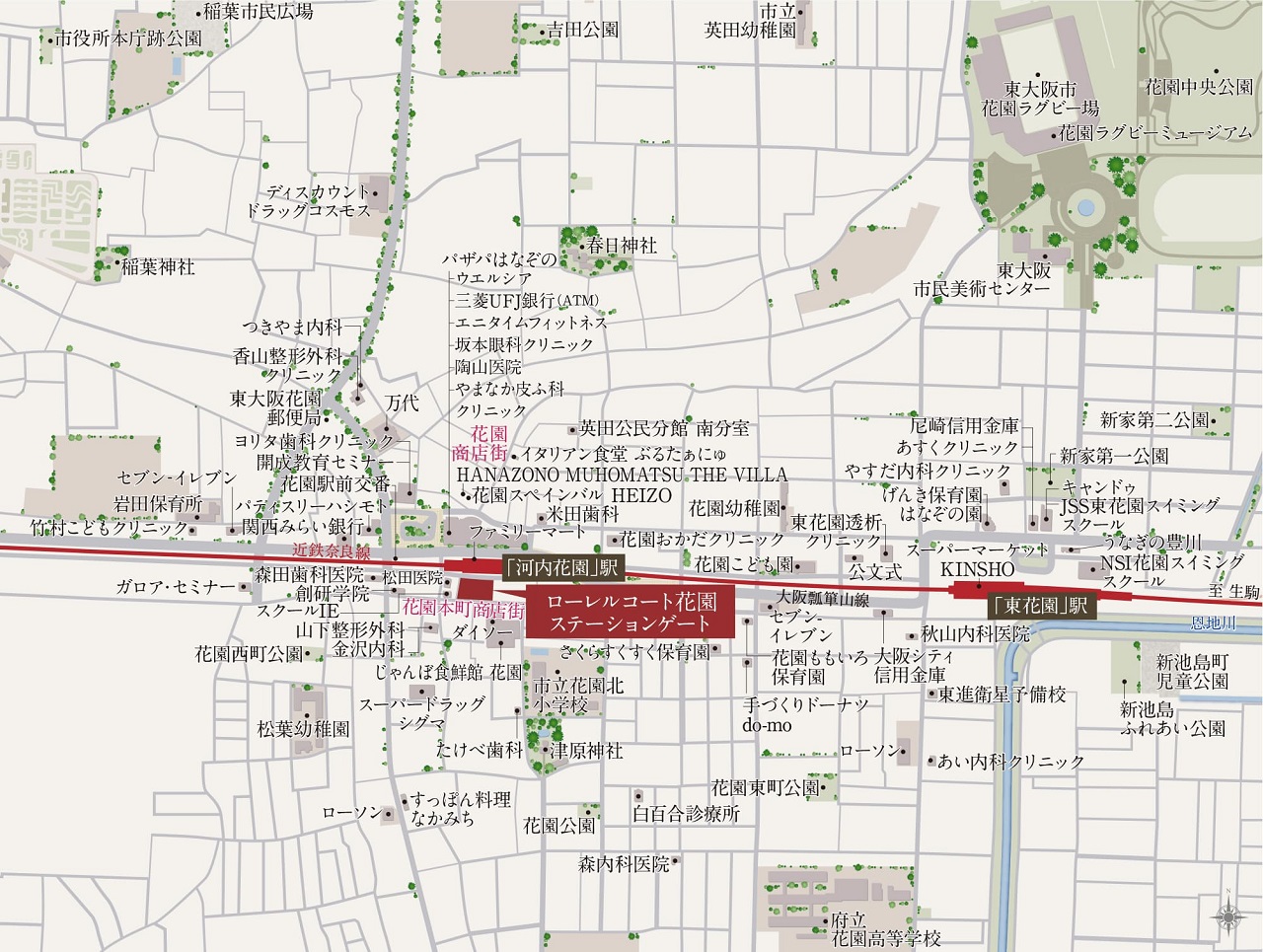 現地案内図