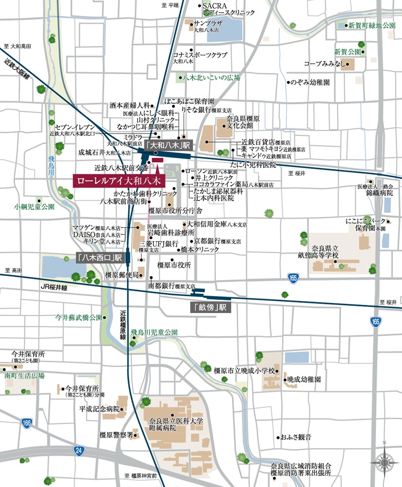現地案内図