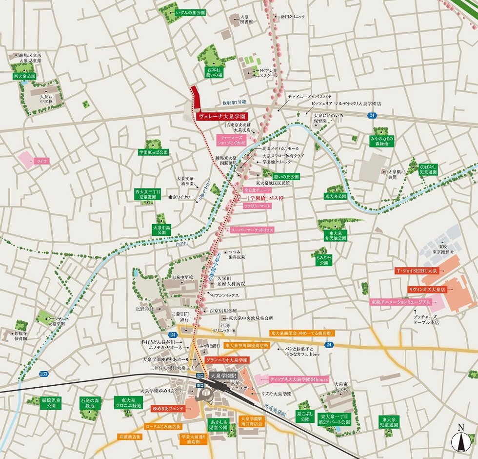 現地案内図