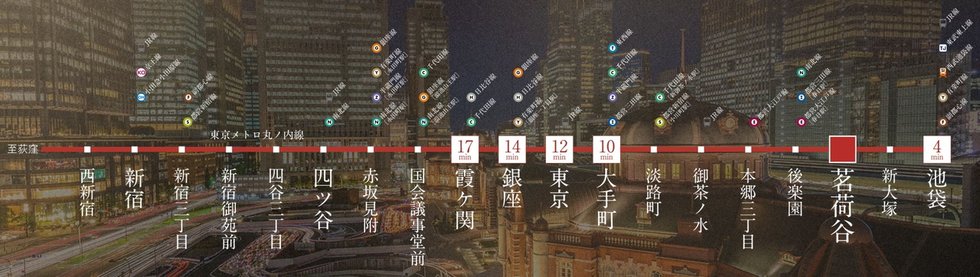 東京、新宿、池袋など都心主要駅へ直通
36路線※1へワンストップで乗り換え可能