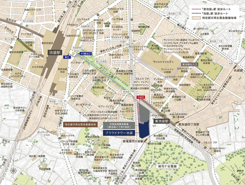 現地案内図