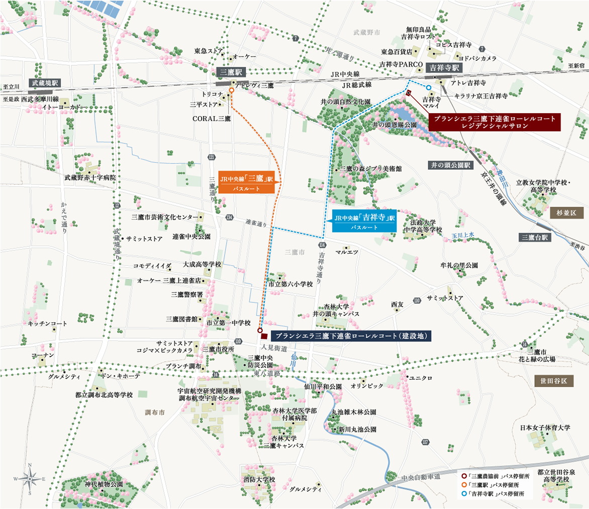 現地案内図