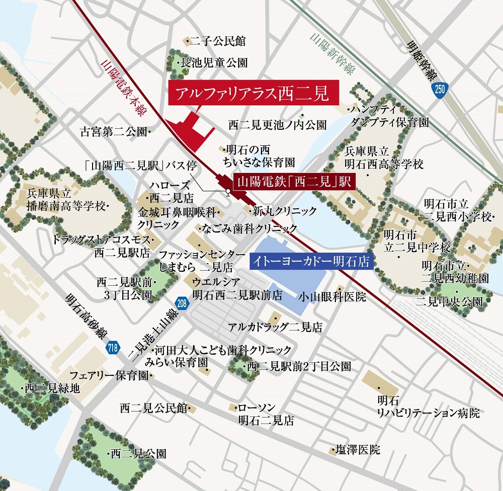建設予定地案内図